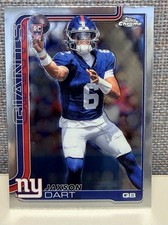 2025 Topps Chrome Jaxson Dart Base #306 RC New York Giants