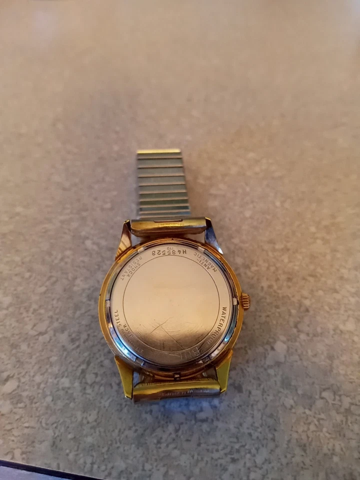 Reloj Hombre Vintage Bulova Sea King "AB" Cuerda Manual Dos Tonos Concéntrico 1965 Foto 2 de 2