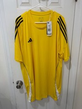 Adidas - Men's - Tiro 24 - Jersey - Team Yellow/White - 2XL Tall - NEW