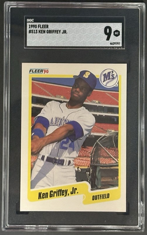 1990 Fleer Ken Griffey Jr. SGC 9
