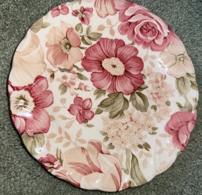 6 Nikko Blossom Time Summer Glade Dinner Plates Vintage Japan Displayed Only