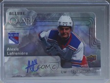 2020-21 Upper Deck Allure Quartz Autos Rookie Alexis Lafreniere #AQ-AL Auto 01ks