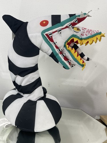 Gemmy Halloween 12” Beetlejuice Sand Worm Animated Animatronic Musical Plush - Picture 6 of 9