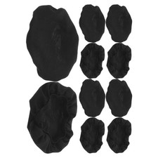 10pcs Washable Stretchable Headphones Ear Covers Protective Cotton Fabric Pads