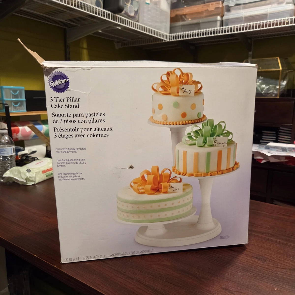 Wilton 3 Tiers Cake & Cupcake Stands for sale | eBay