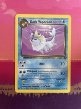 Pokemon Karte Dunkles Vaporeon Team Rocket Uncommon 45/82 Near Mint