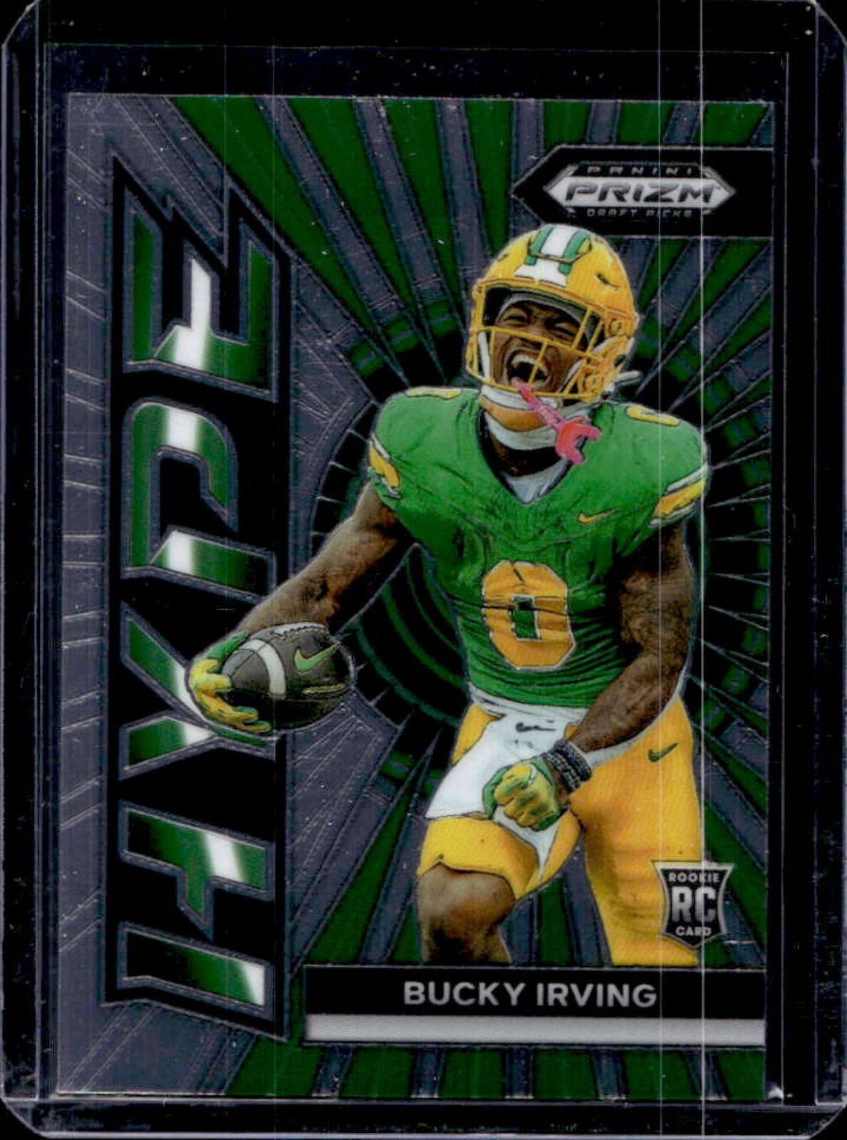 2024 Prizm Draft Picks Bucky Irving Hype RC Rookie #HP-BI Ducks