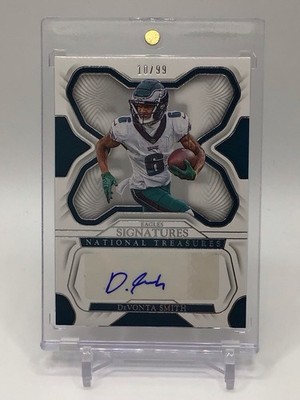 2022 Panini National Treasures - Signatures Devonta Smith #SIG-10/99 (AU)