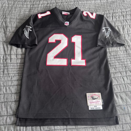Authentic Mitchell & Ness Deion Sanders NFL Atlanta Falcons 1990 Trikot Y-Large