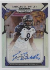 2019 Panini Prizm Draft Picks Silver Emmanuel Butler #251 Auto sc2