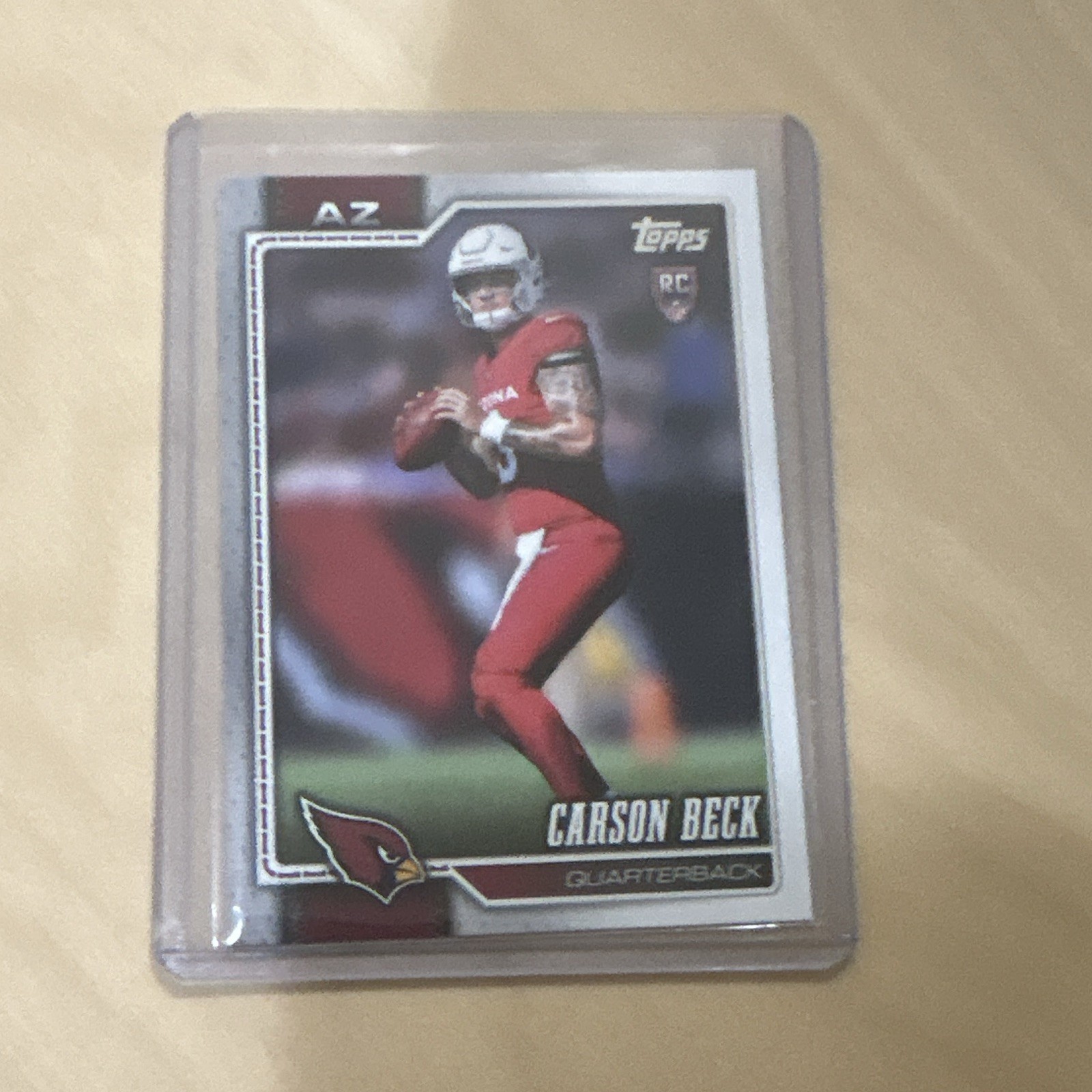 2026 Topps Football Carson Beck RC Rookie Card #305 Arizona Cardinals