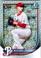 2025 Bowman Chrome #11 Mick Abel Mojo Refractors