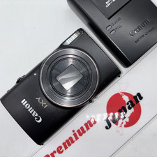 Canon PowerShot IXY 650 / ELPH 360 HS Black Digital Camera Tested Working