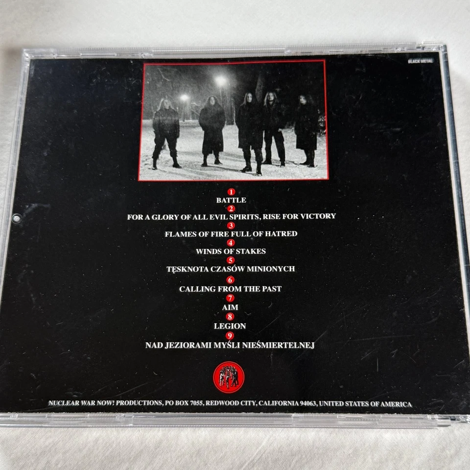 Mastiphal - For a Glory of All Evil Spirits CD Black Metal  2015 Nuclear War - Imagem 3 de 3