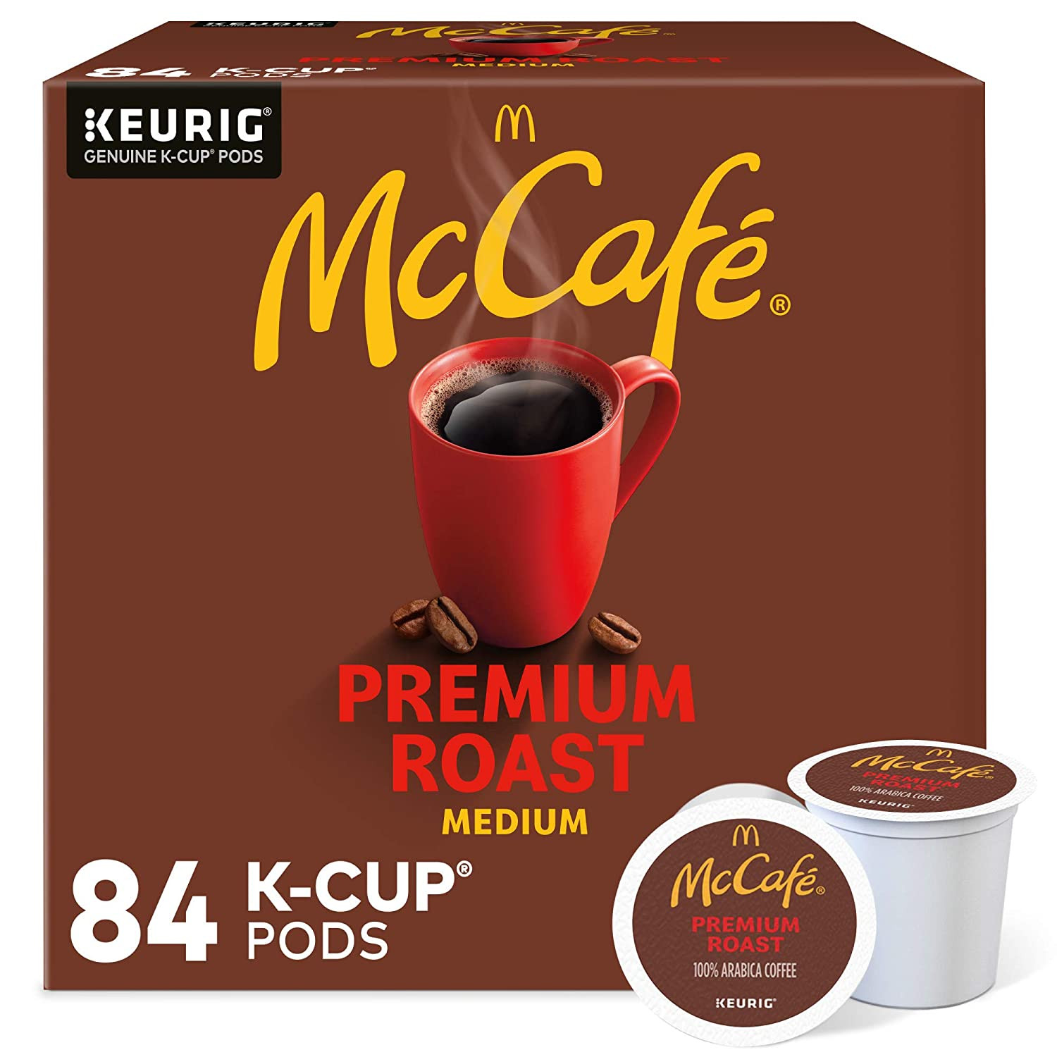 Premium Roast Coffee, Single Serve Keurig K-Cup Pods, Medium