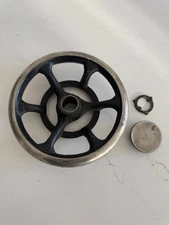 Singer 27/127 Treadle Sewing Machine 6 SPOKE HAND WHEEL with Knob and Washer