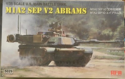RFM 5029 1/35 M1A2 SEP V2 Abrams Tank Model Kit