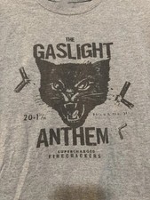The Gaslight Anthem Cat Firecrackers Classic Cotton T-shirt All Sizes TU467
