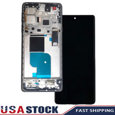 For Moto Edge 30 Pro XT2201-1 XT2201-4 LCD Display Touch Screen Digitizer Frame