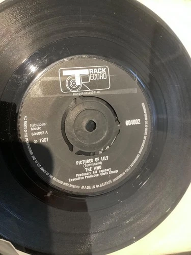 The Who. Pictures of Lily.    7" single.  Track Records  1967