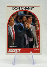 Coach Don Chaney 1989-90 NBA Hoops #123 Houston Rockets
