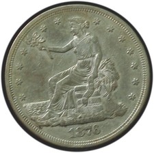 1876-S Trade Dollar Original Choice AU