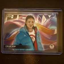 Chloe Kim 2026 Topps Chrome Winter Olympics Helix Case Hit SSP #HX-9