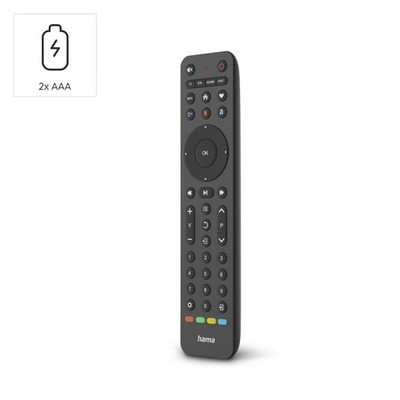 Hama Universal Fernbedienung 4in1 Ersatz lernfähig App-Tasten für Smart TV uvm.