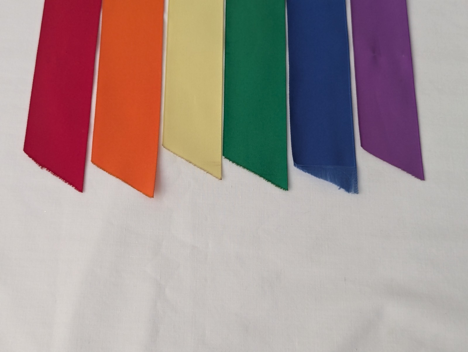 Vintage Satin Cloud Rainbow Ribbons 1980's Rare Plush Decoration Hanging Mobile