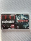 WOLFENSTEIN PS3 GAME LOT (Sony PlayStation 3, PS3) THE NEW ORDER BUNDLE