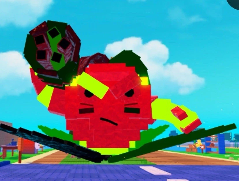 Plants Vs Brainrots - Neon - Ruby Commando Apple - Limited 7.9m/8.7m Damage