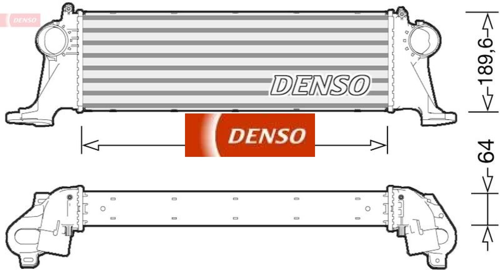 Oem Dns Dit12004 Denso Ladeluftkühler - Bild 4