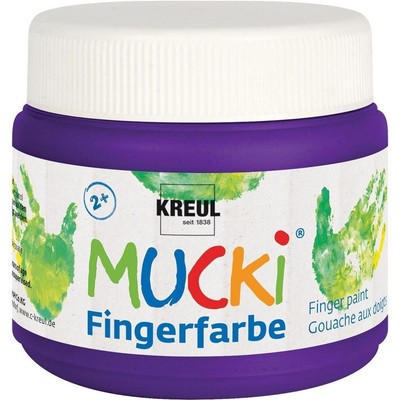Mucki 23107 - Fingerfarbe, 150 m violett auf Wasserbasis NEU