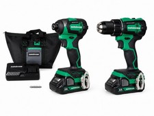 Metabo HPT KC18DEXQBM 18V MultiVolt 2-Tool Combo Kit with 2 Batteries (2 Ah) New