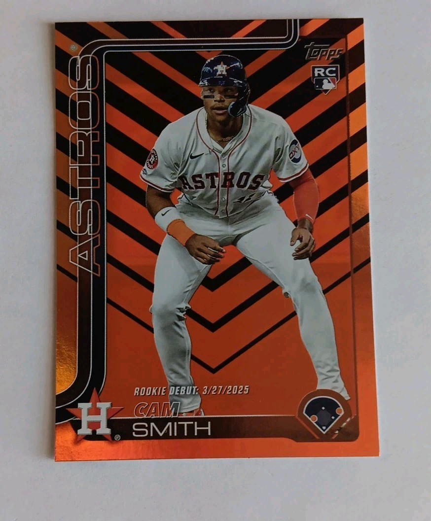 2025 Topps Update Series Holiday Parallel #US45, Cam Smith - RC