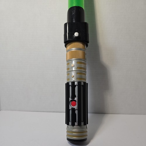 Star Wars Lichtschwert grün leuchtend mit Sound Cosplay GETESTET 36" - Bild 1 von 4