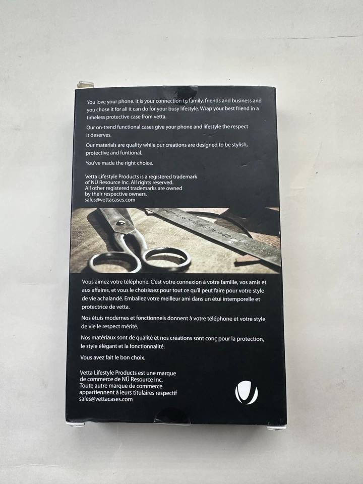 Funda tipo billetera Vetta Folio con soporte para Asus Zenfone 3 Max Foto 3 de 3