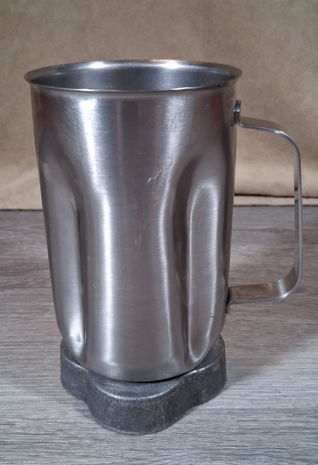 Waring CAC33 32 oz Stainless Blender Container w/ Blade Asse