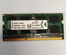 8GB DDR3 RAM 204-pin SO-DIMM PC3L-12800S 1.35V 'Kingston KVR16LS11/8'