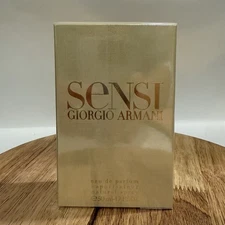 Giorgio Armani Sensi Eau Departure EDP 1.7 oz 50 ml Spray Rare NIB SEALED 