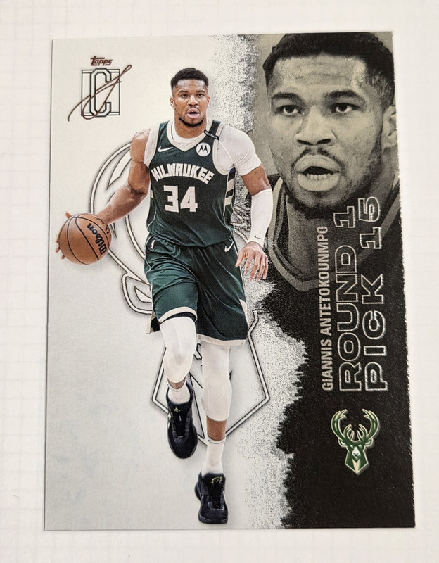 2025-26 Topps Signature Class Round 1 Pick 15 #56 Giannis Antetokounmpo MINT