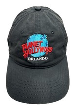 Vintage Planet Orlando Snapback Hat Black Made In USA RARE