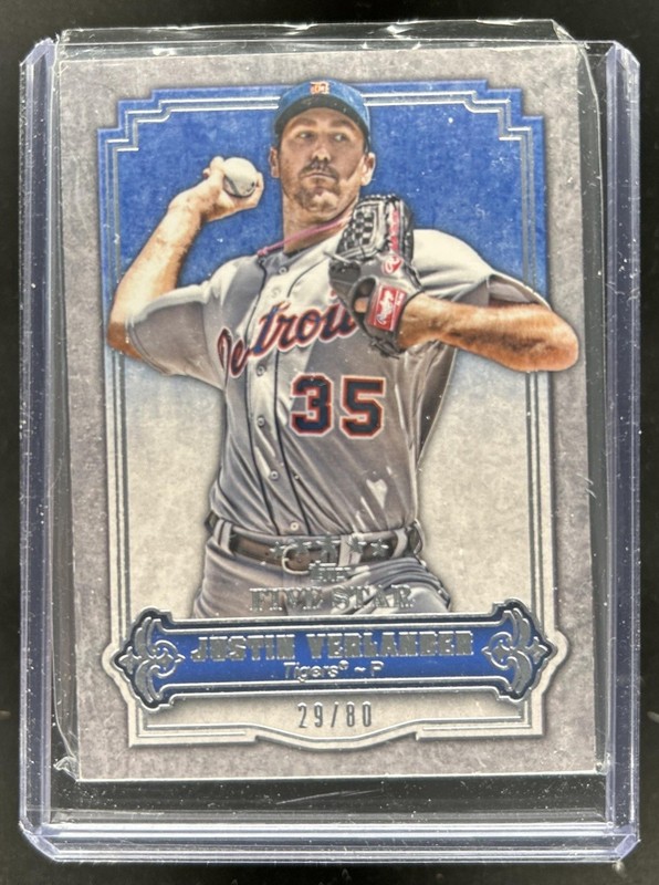 2012 Topps Five Star Justin Verlander #/80 Tigers