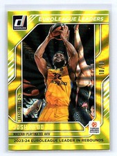 Josh Nebo 2024-25 Donruss EuroLeague #2 League Leaders Holo Gold Laser #10/10