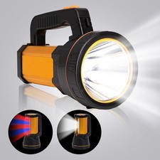 Super Bright Rechargeable Led Torch with Lantern, Large Capacity Long Lasting,