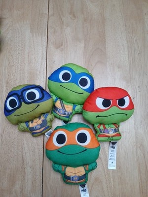 Teenage Mutant Ninja Turtles Nickelodeon Legend Toys Mini Plush Set Of 4 NWOT