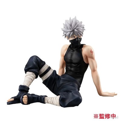 9cm Anime Naruto Shippuuden Hatake Kakashi Figure Sitting Collection Model Toys