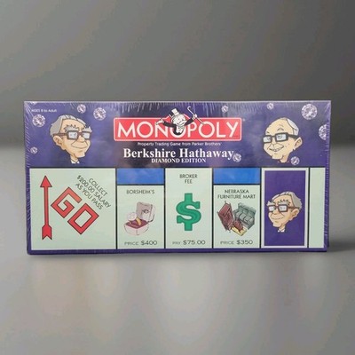 Berkshire Hathaway Monopoly Game Diamond Edition Warren Buffet NEW SEALED 2005