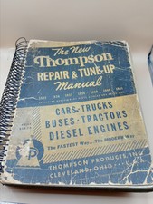 1941 Thompson Repair and Tune-Up Manual - Complete Single Volume 3