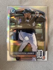 Thayron Liranzo 2025 Bowman Draft #BDC-168 Detroit Tigers Chrome Refractor